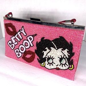 Betty Boop Beaded Hand Purse